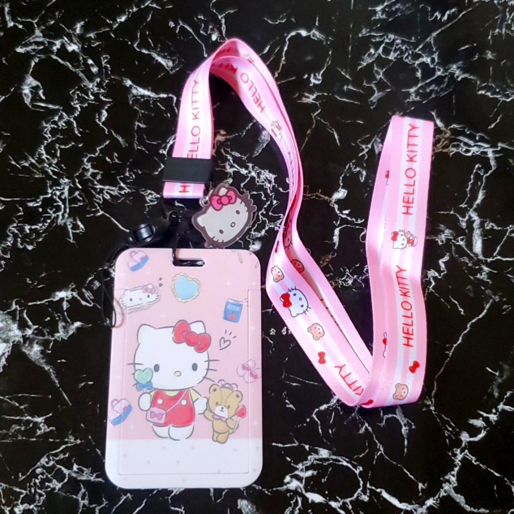 🍒🍒 Hello Kitty & Tiny Chum ID/Credit Card Holder or Lanyard